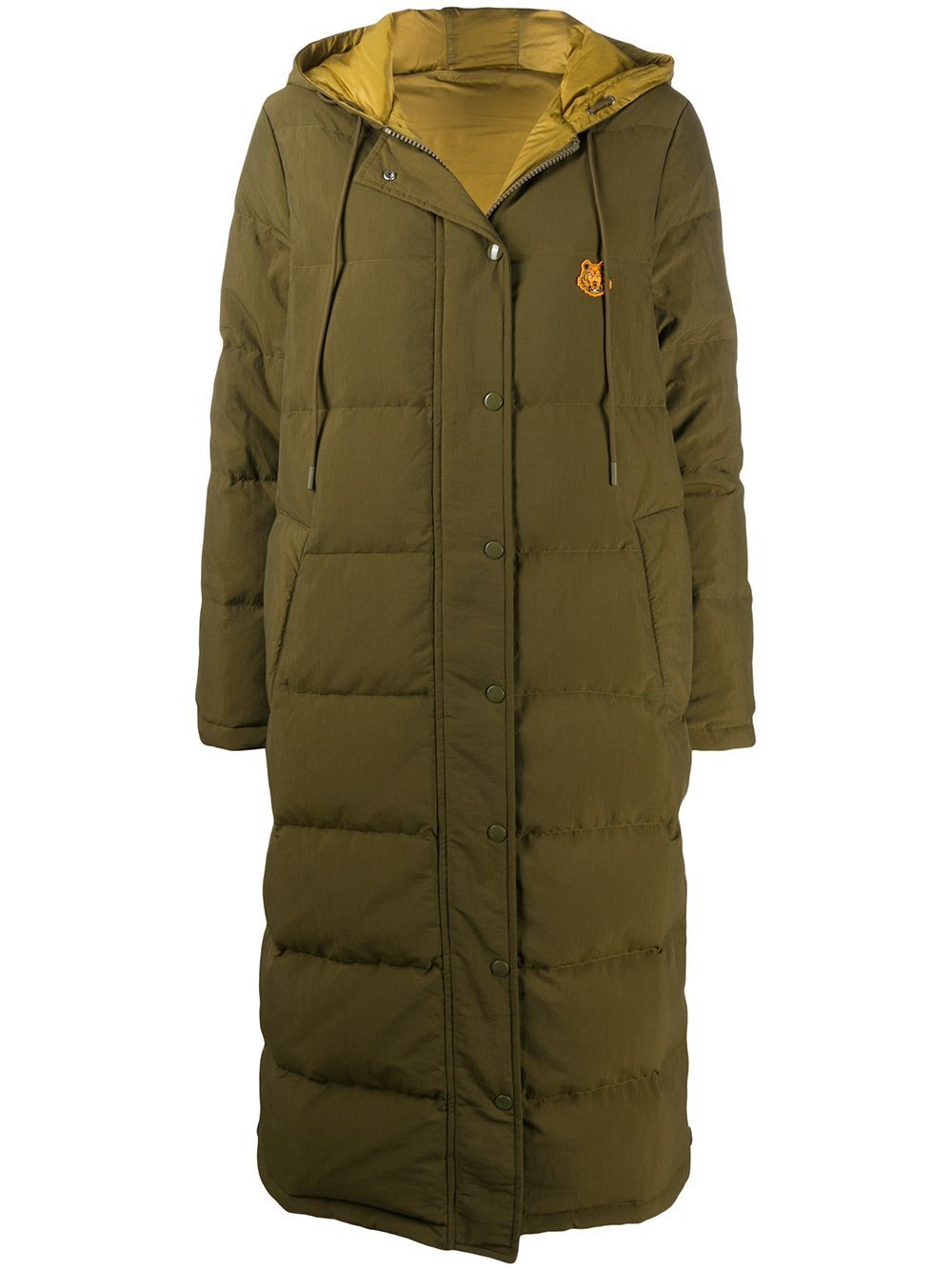 KENZO Women's Reversible Down Jacket Khaki