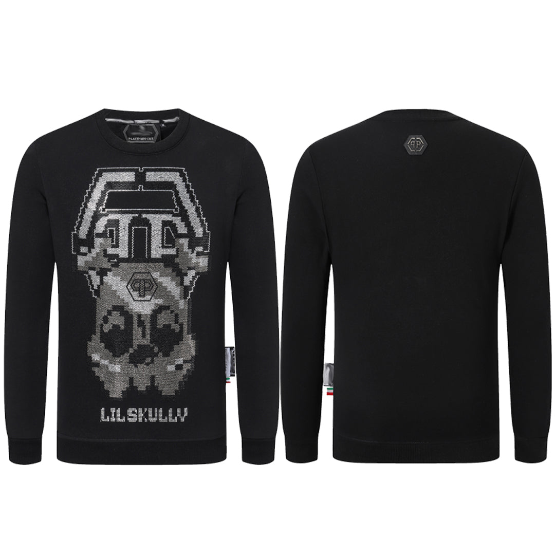 New-2025ss Skull Print Hoodie