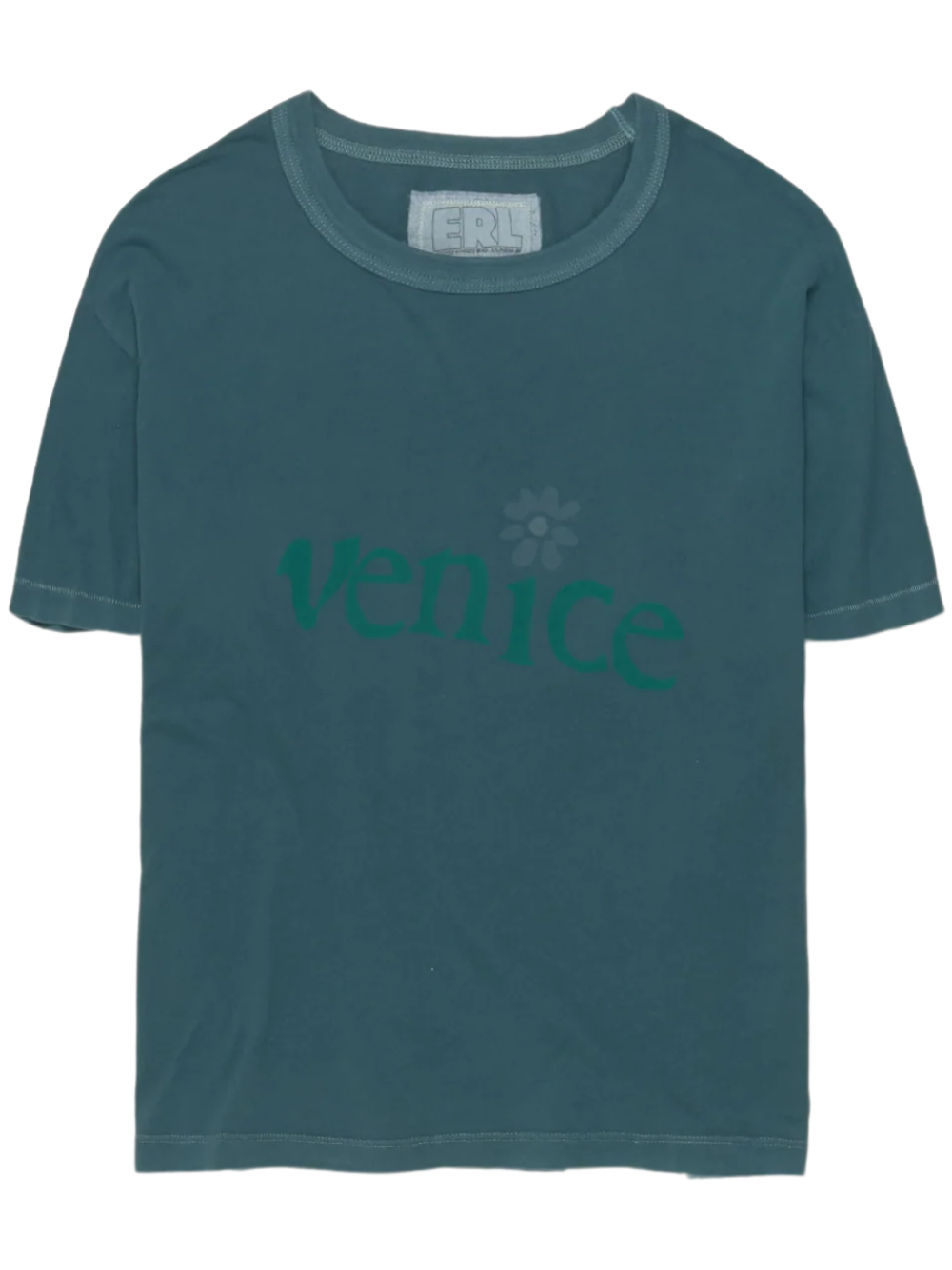 ERL Venice Knit T-Shirt Jade Green