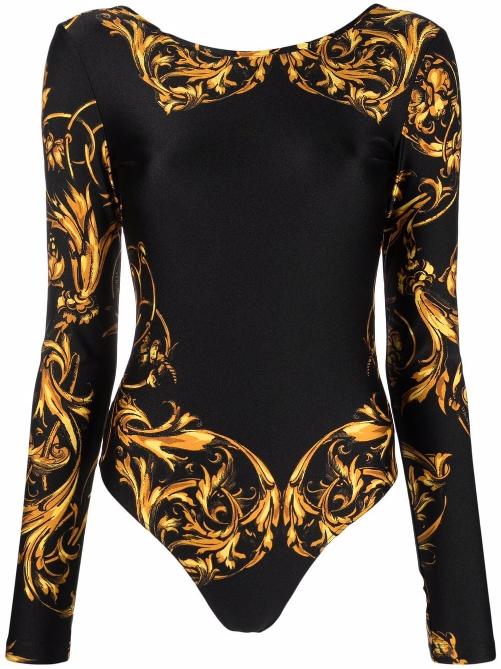VERSACE WOMEN Baroque Print Black