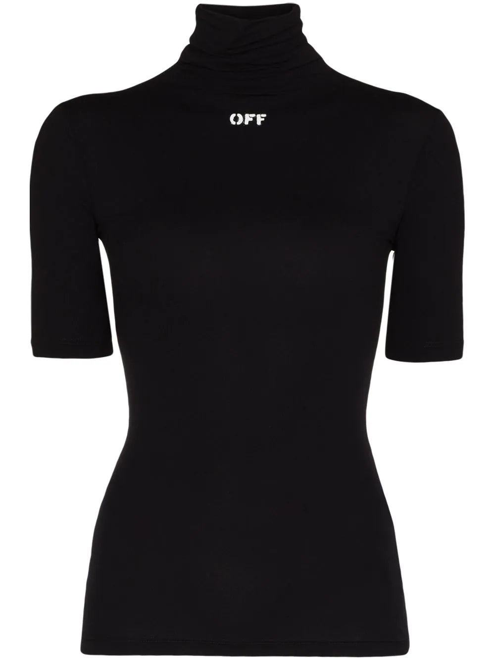 OFF-WHITE WOMEN Off Stamp Sec Skin S/S Turtle Black/White
