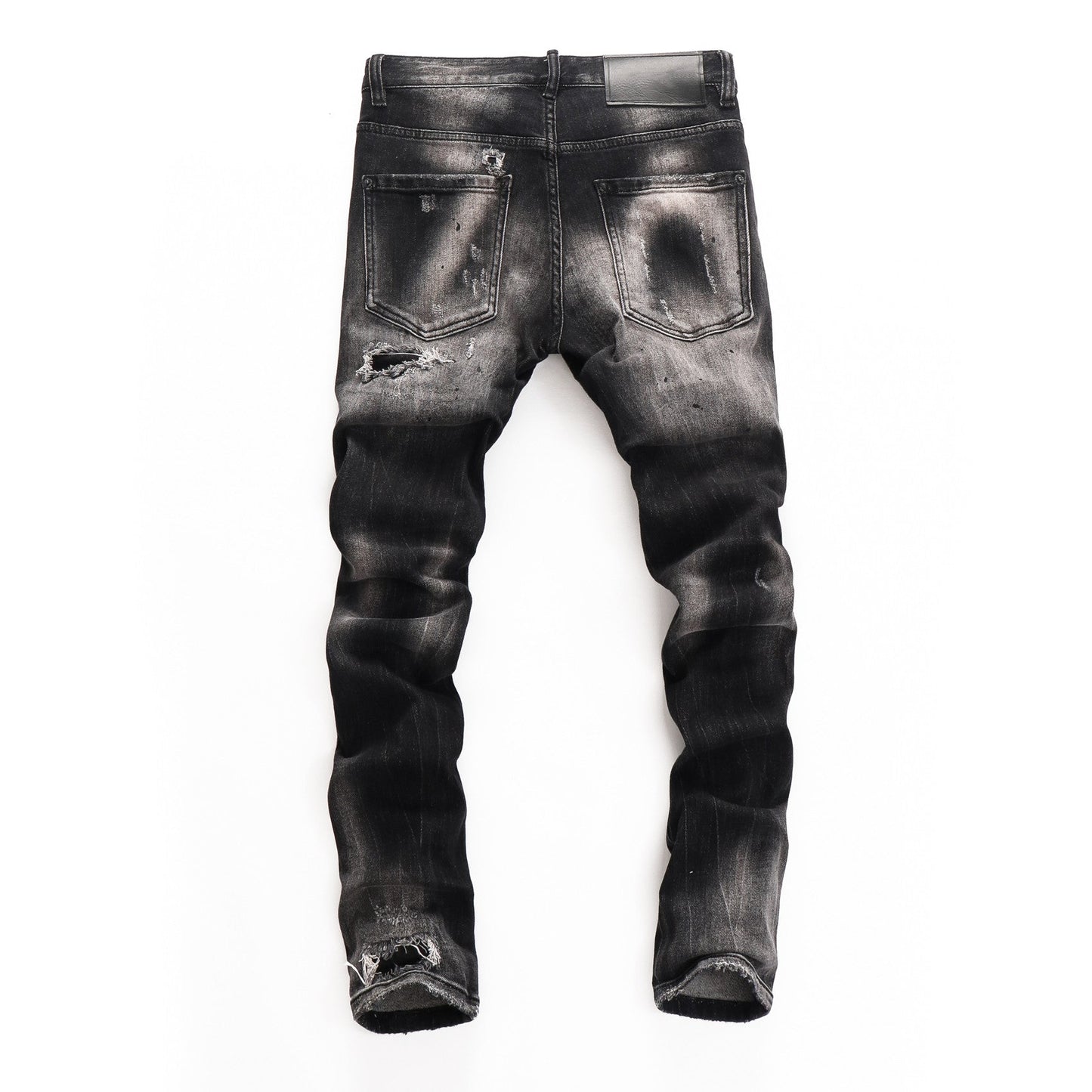 New-DSQ2 Elastic washable holes Jeans