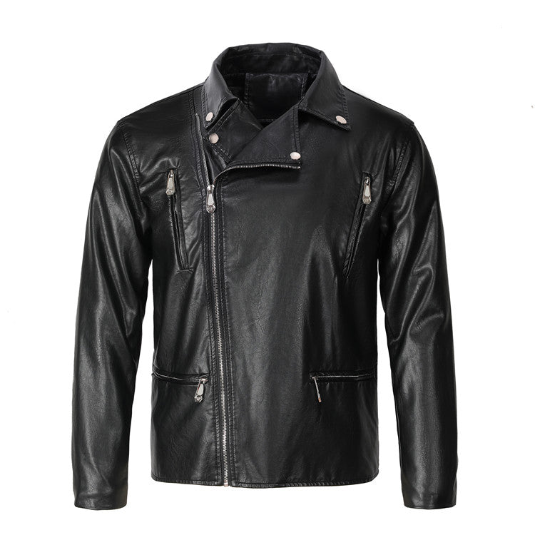 New- Black Genuine leather Jacket