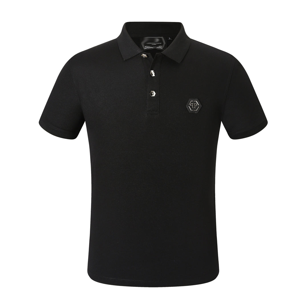 New- Hot stamp Skull POLO shirt