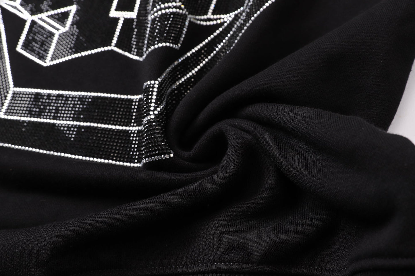 New- 25ss Black Hoodie