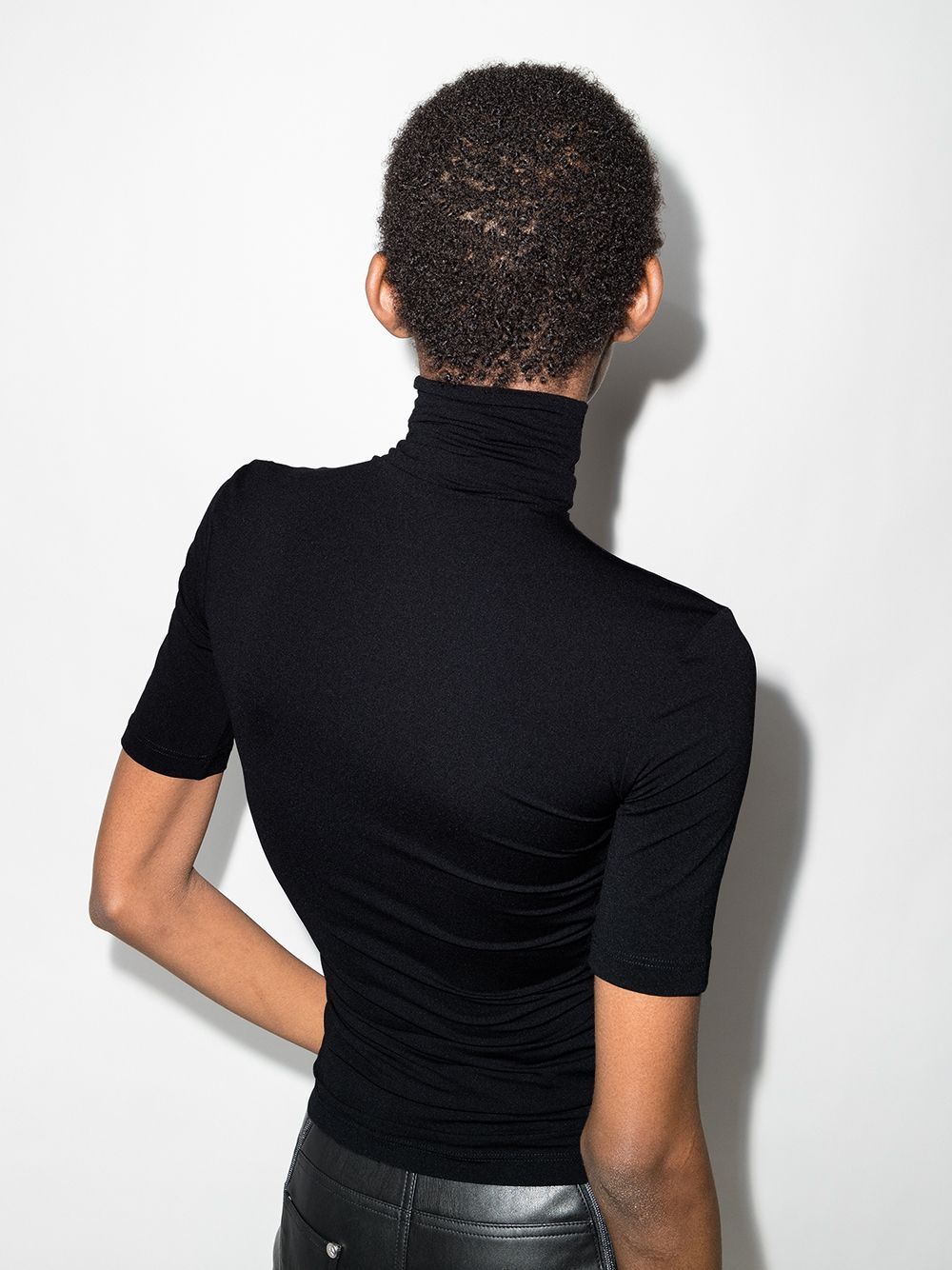 OFF-WHITE WOMEN Off Stamp Sec Skin S/S Turtle Black/White