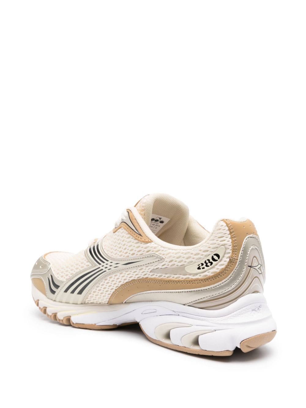 DIADORA Mythos Propulsion 280 M2 Lace-Up Sneakers White/Gold