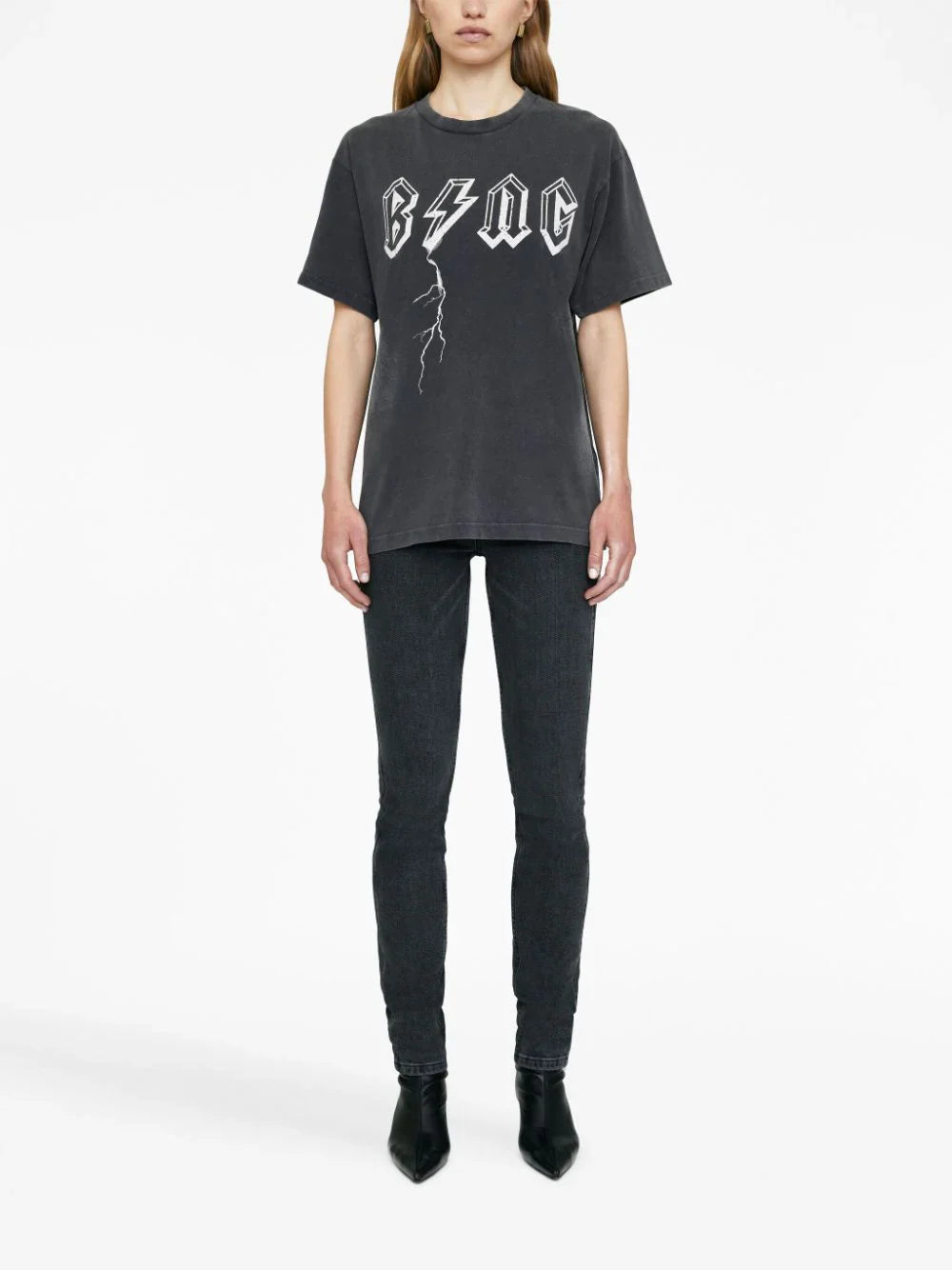 ANINE BING WOMEN Bing Bolt T-Shirt Black