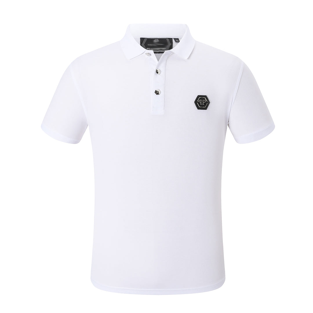 New- Hot stamp Skull POLO shirt
