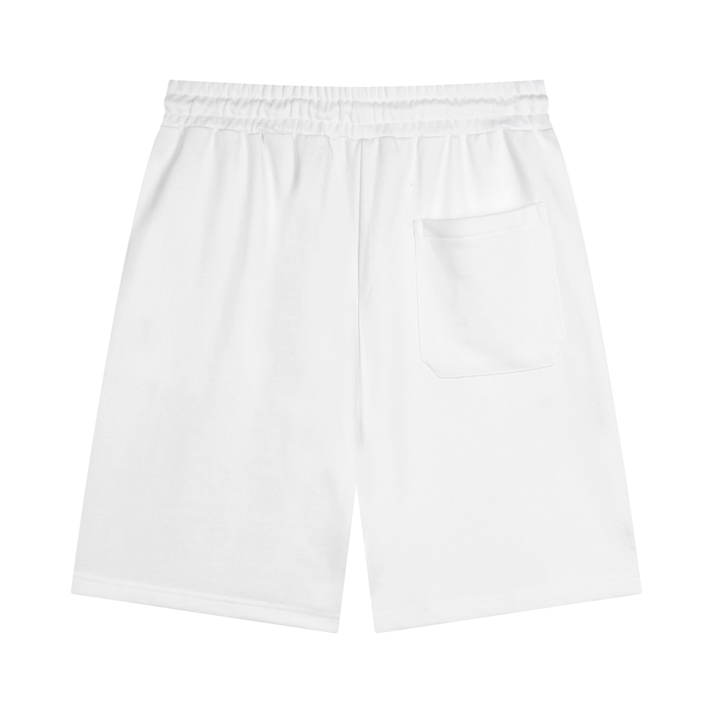 Balenciaga Graffiti Logo Cotton Shorts – White