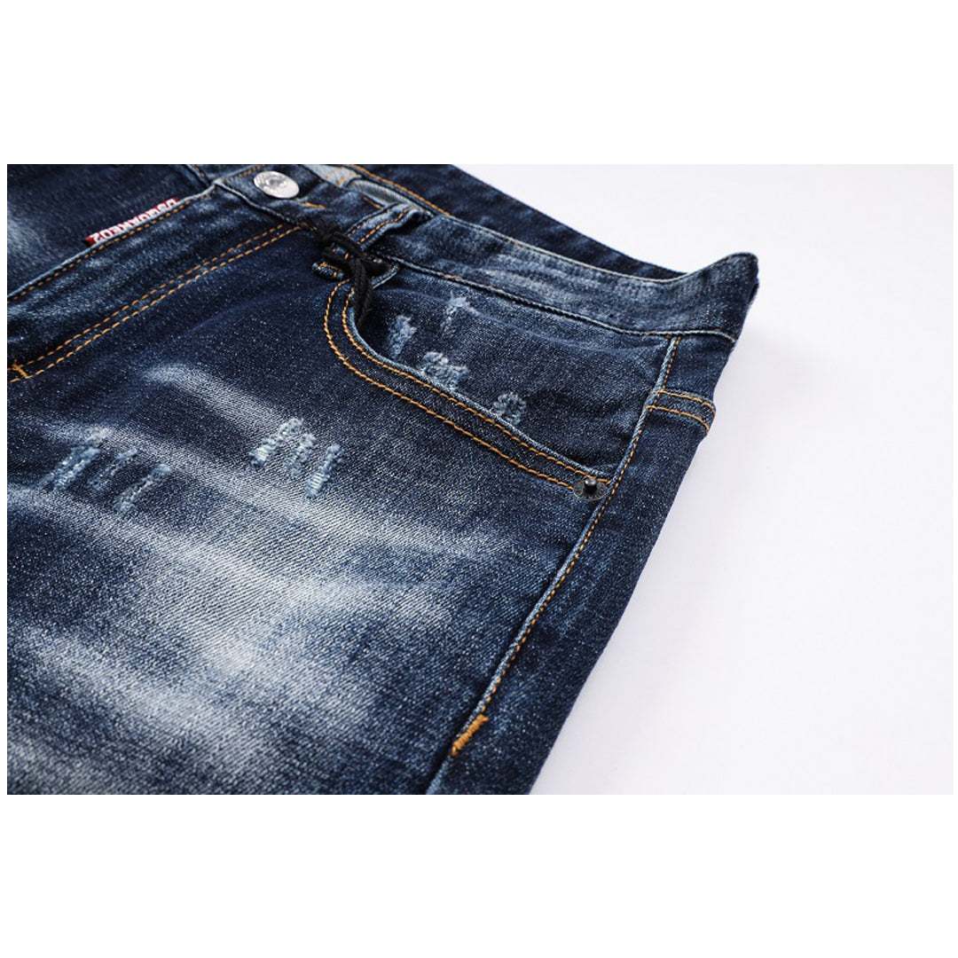 New-DSQ2 Blue skinny club jeans