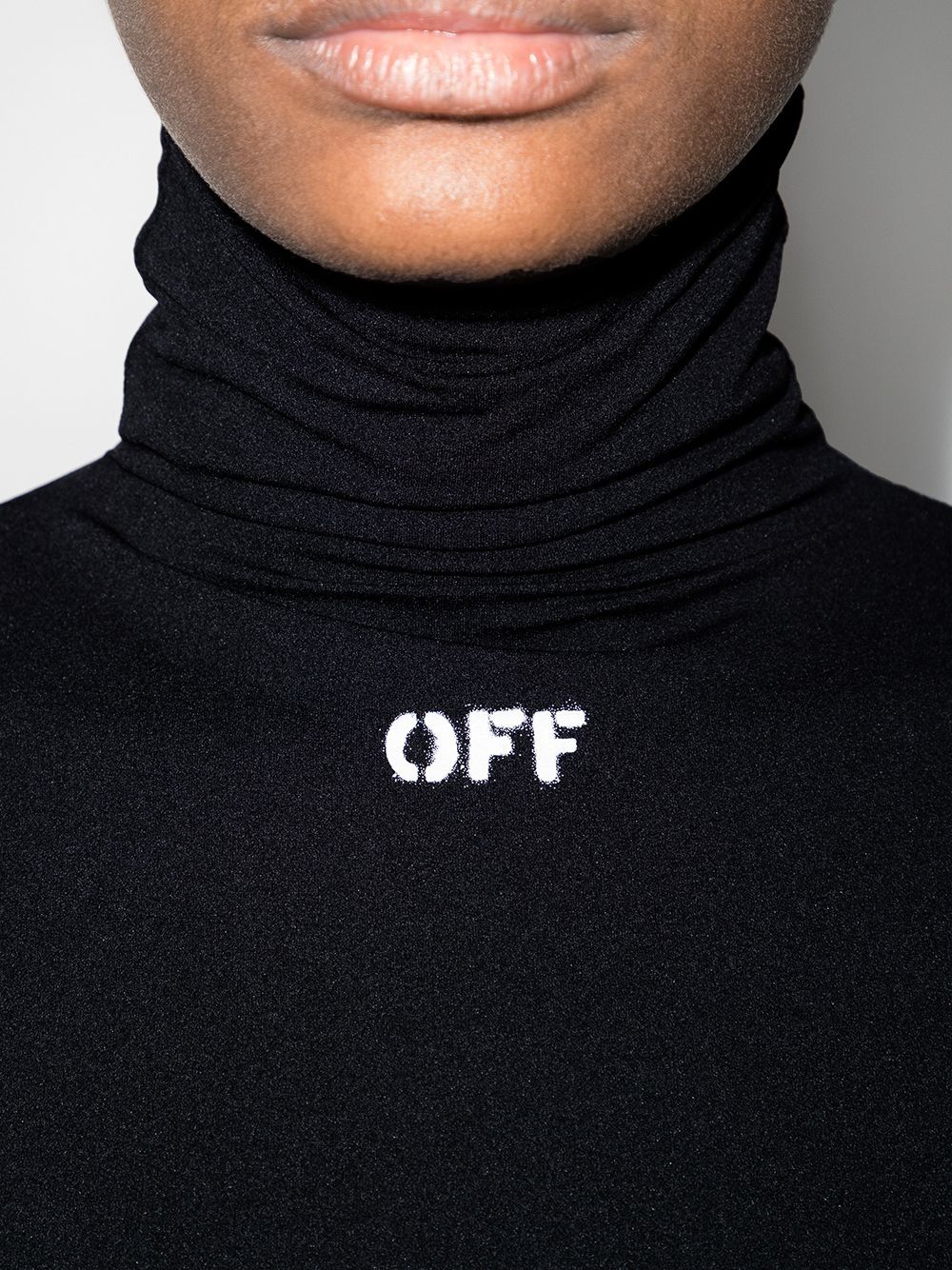 OFF-WHITE WOMEN Off Stamp Sec Skin S/S Turtle Black/White
