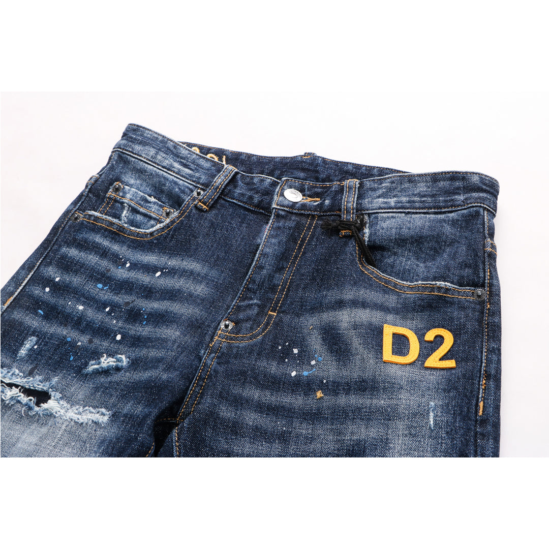 New-DSQ2 Hole 2025ss Jeans