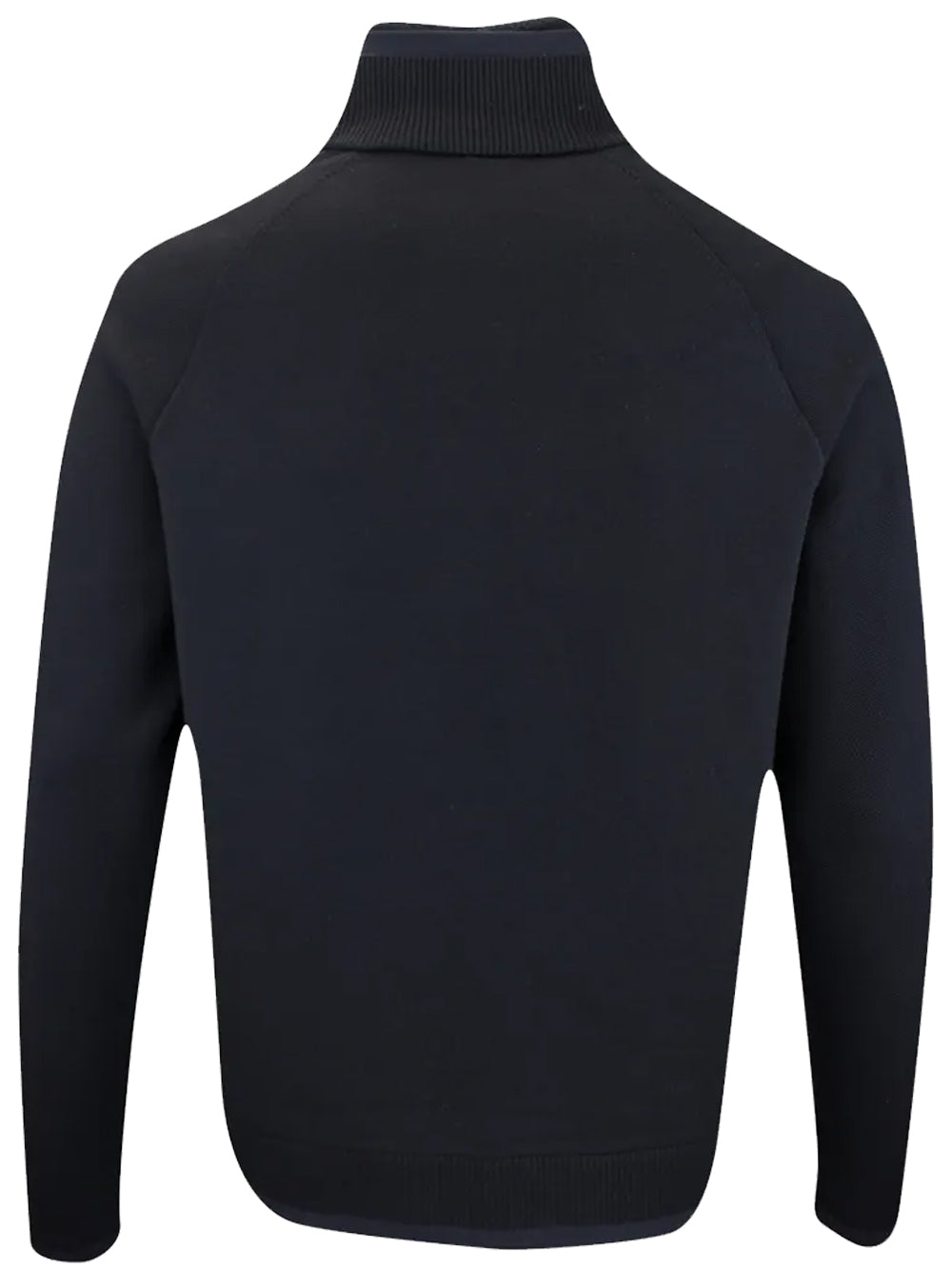 BOSS Zartic Logo Quarter Zip Jacket Black