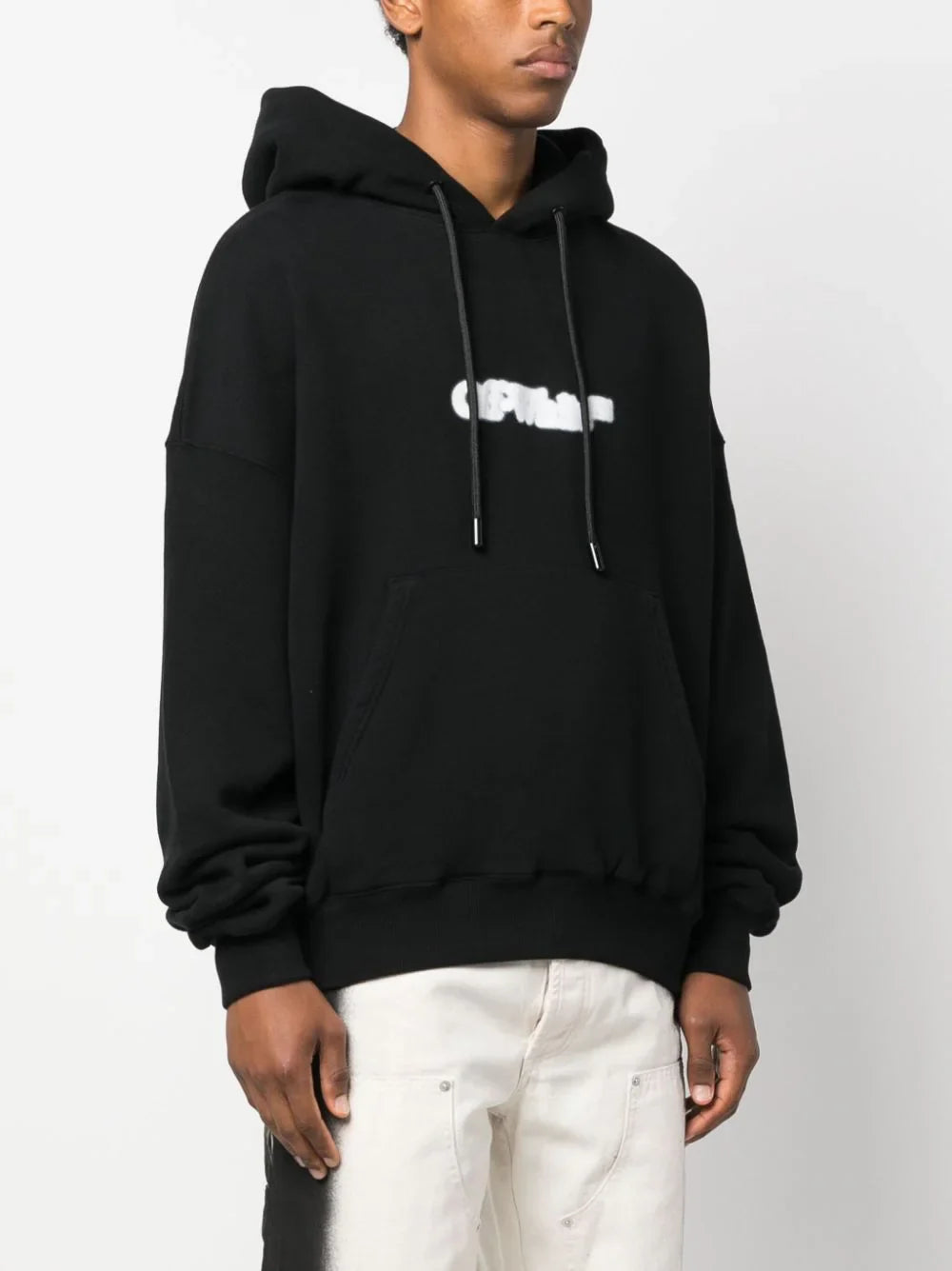 OFF-WHITE Blurr Book Over Hoodie Black White