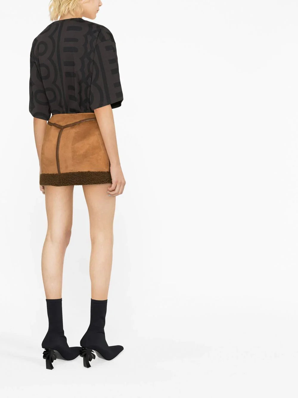 MARC JACOBS WOMEN Monogram Big T-Shirt Black/Charcoal