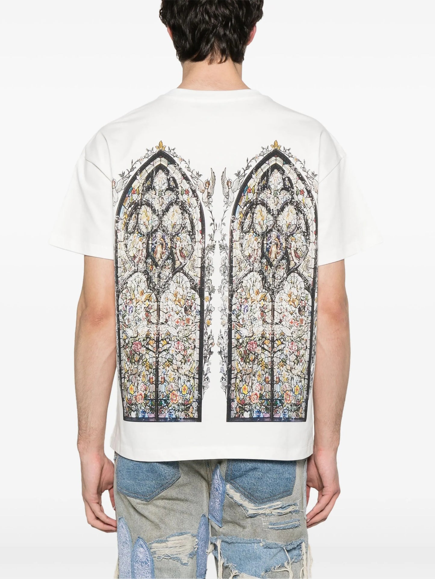 WHO DECIDES WAR Ignatius Short Sleeve T-shirt Cloud White