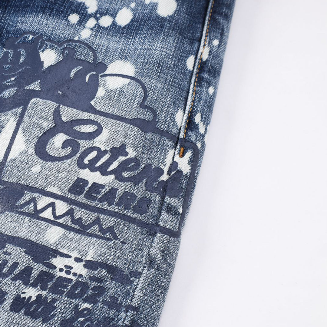 New-DSQ2 Ink splash 2024ss Jeans