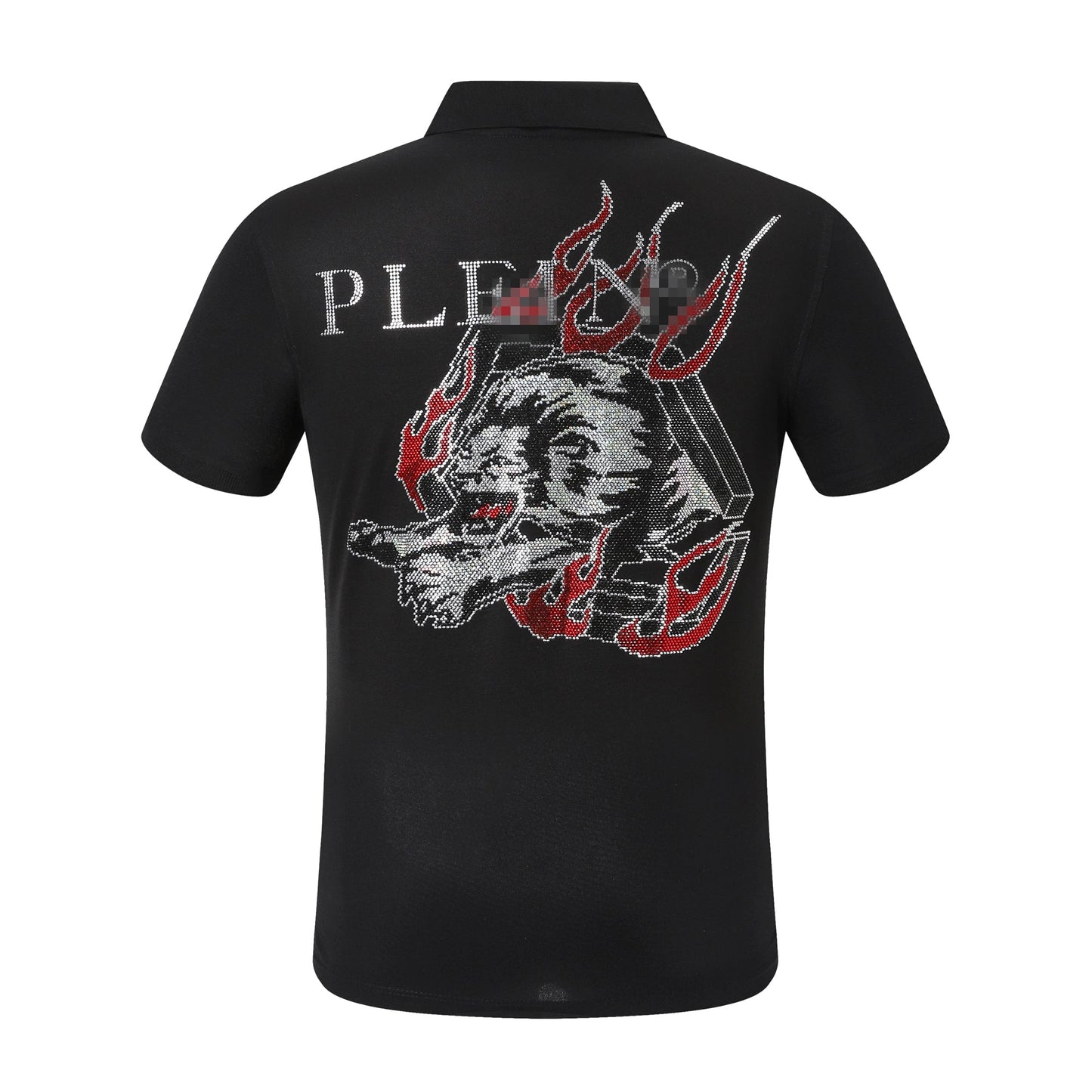 New- Hot stamp Skull POLO shirt