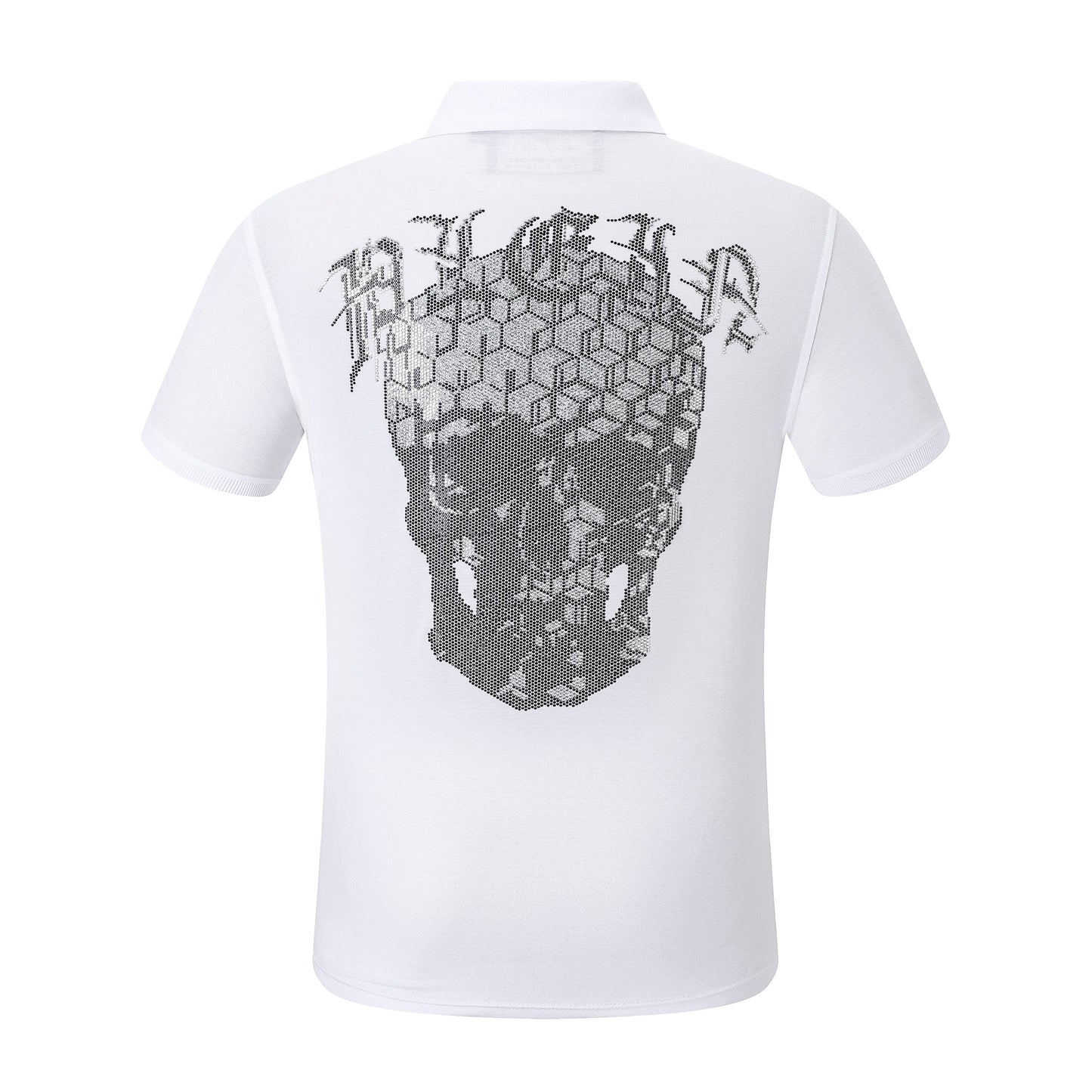 New- Skull Hot stamp POLO shirt