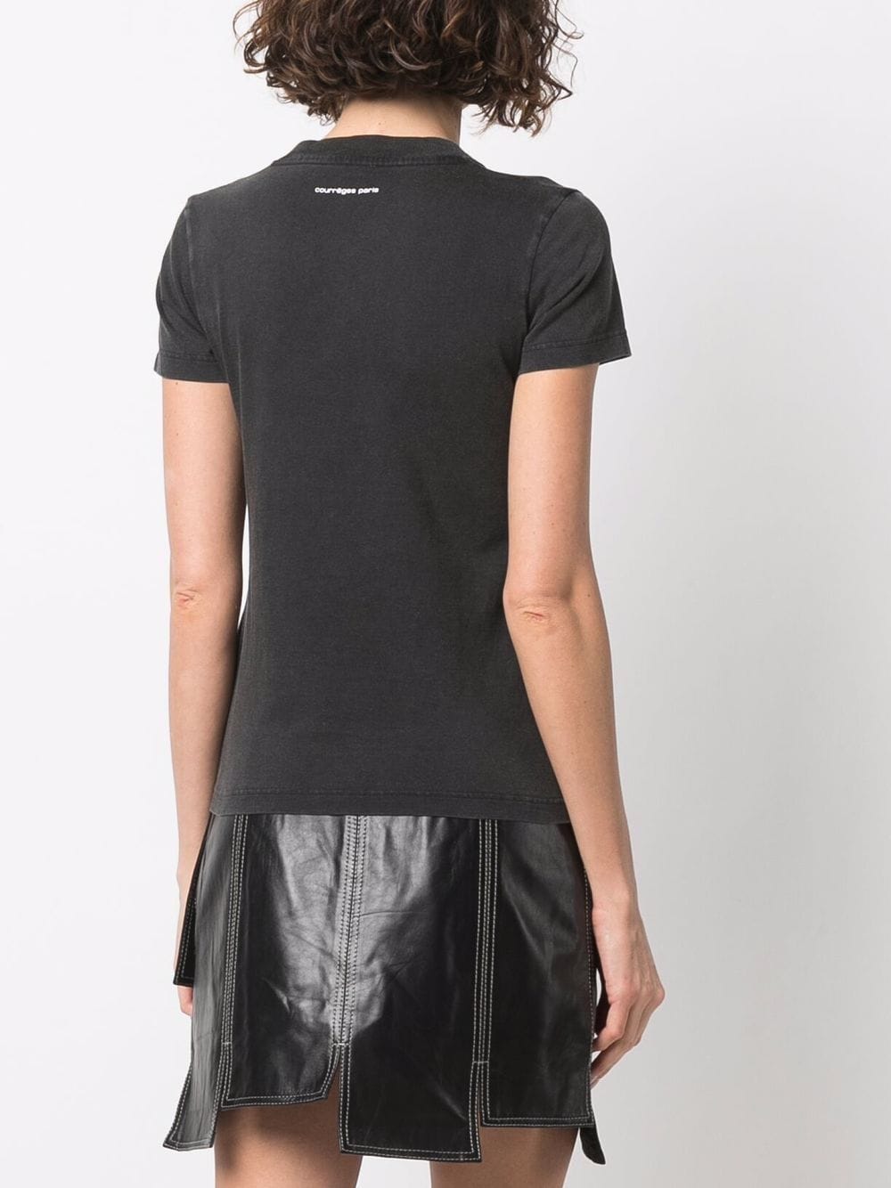 COURRÈGES WOMEN Both Of Us Knowing T-Shirt Black