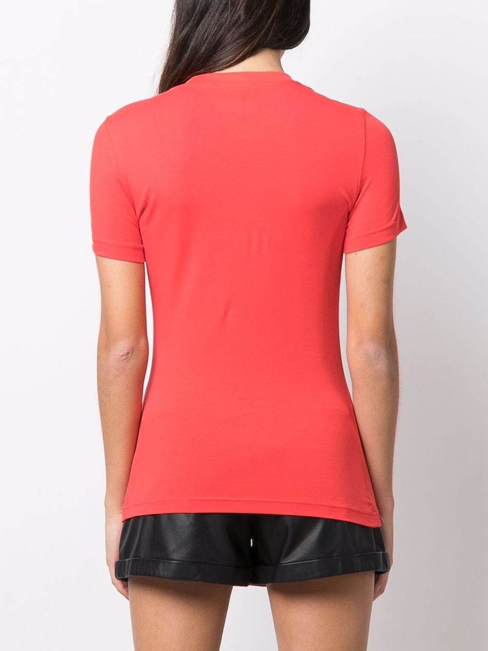 VERSACE Logo Print T-Shirt Red