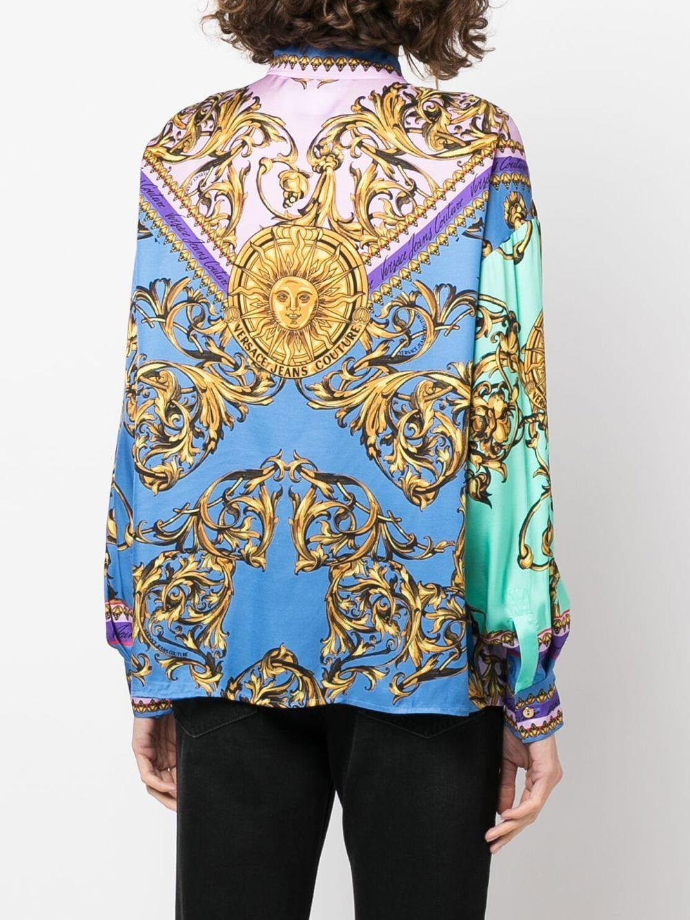 VERSACE WOMEN Garland Sun Long Sleeve Shirt