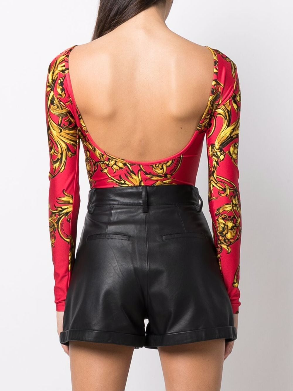 VERSACE WOMEN Baroque Print Red