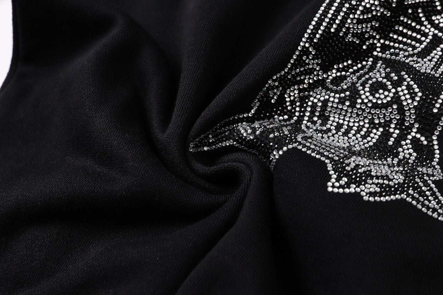 New- 2025ss Skull Black Hoodie