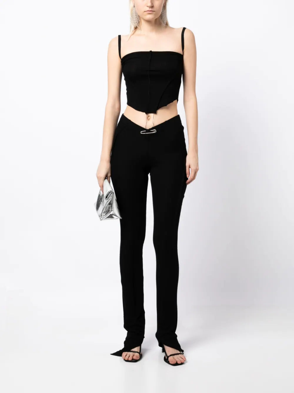 SAMI MIRO VINTAGE V Cut Tank Top Black