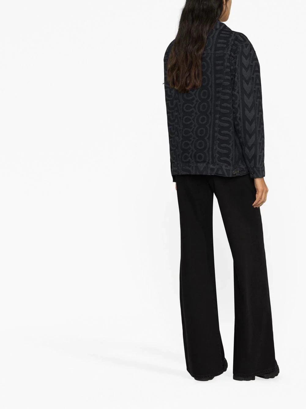 MARC JACOBS WOMEN Monogram Denim Jacket Black