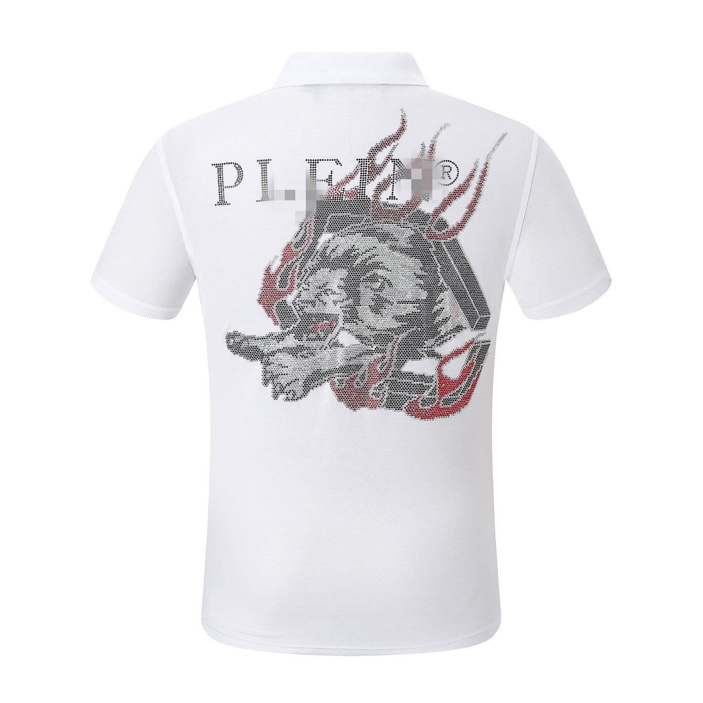 New- Hot stamp Skull POLO shirt