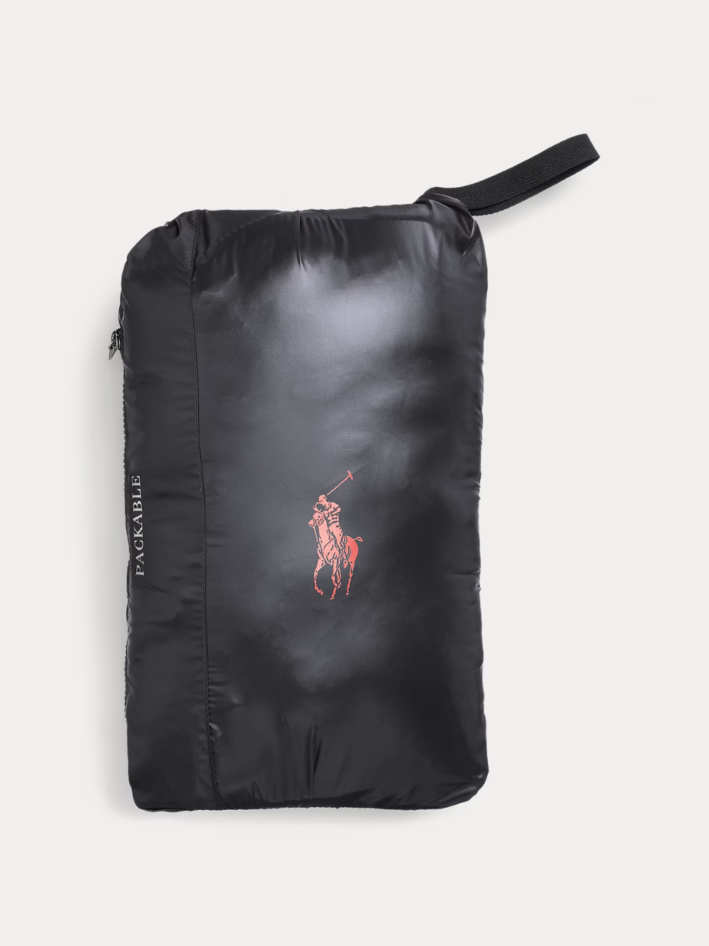 RALPH LAUREN Logo Patch Embroidered Terra Padded Zipped Gilet Black