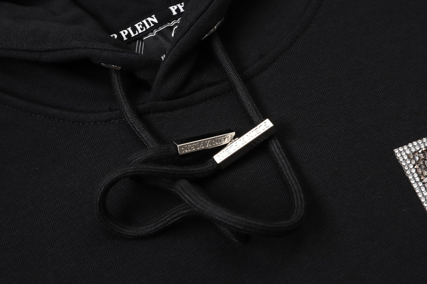 New- 2025ss Black Skull Hoodie