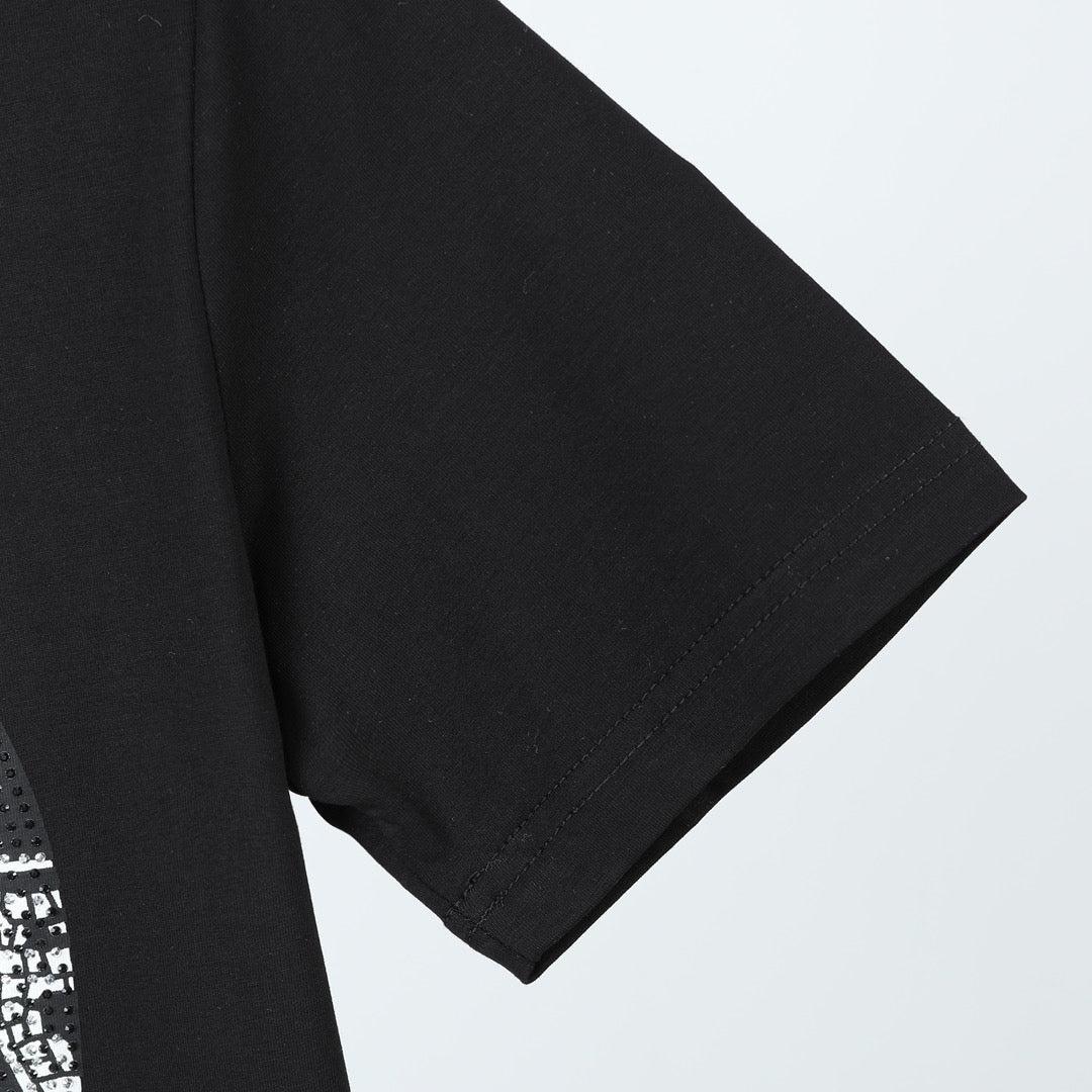 New- 2025ss Black T-shirt