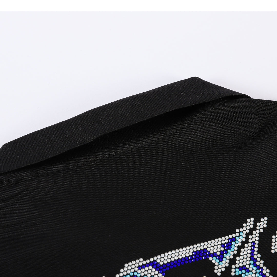 New- 2025ss Black POLO shirt