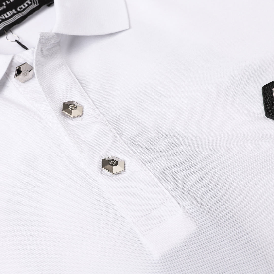New- LOGO Hot stamp POLO shirt