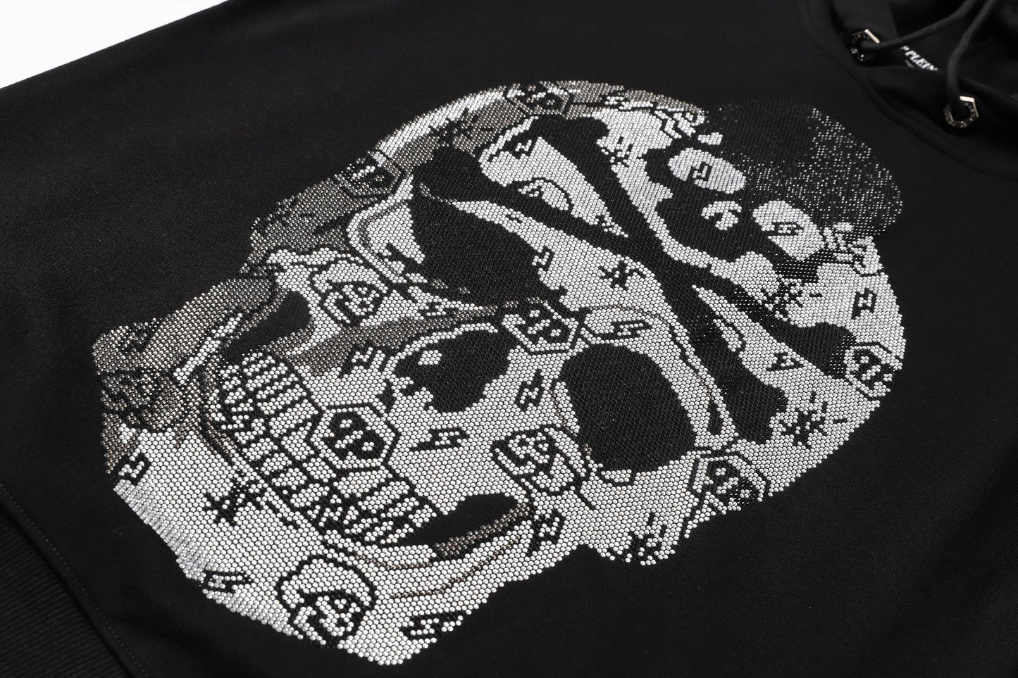 New-2025ss Skull Print Hoodie