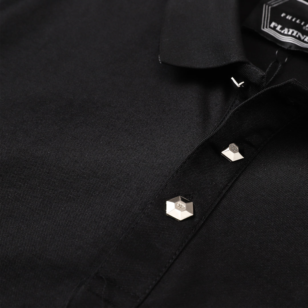 New- 25SS Skull Print POLO shirt