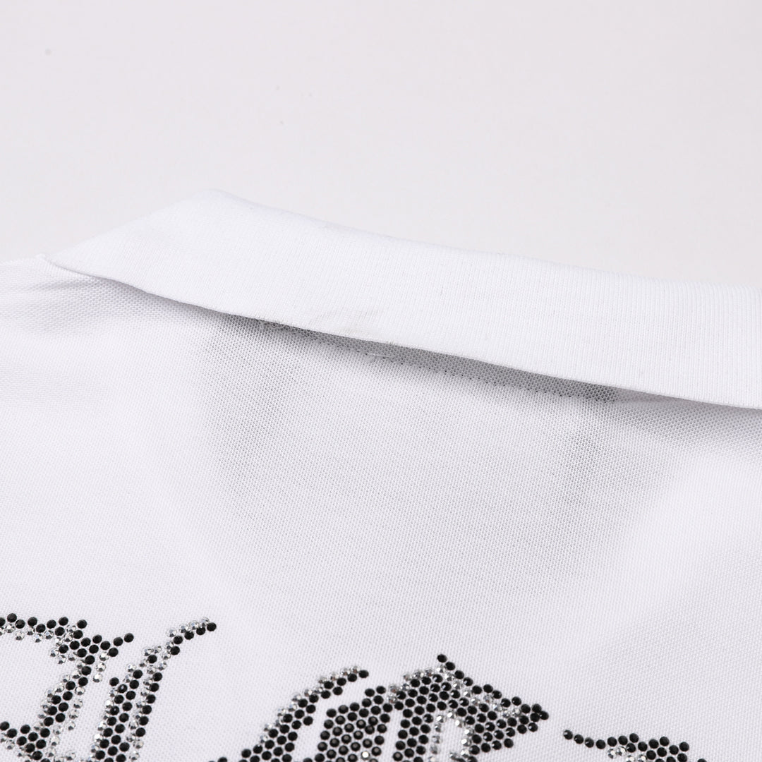 New- Skull Hot stamp POLO shirt