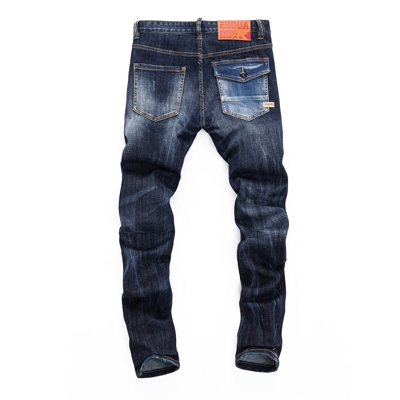 New-DSQ2 Blue skinny club jeans