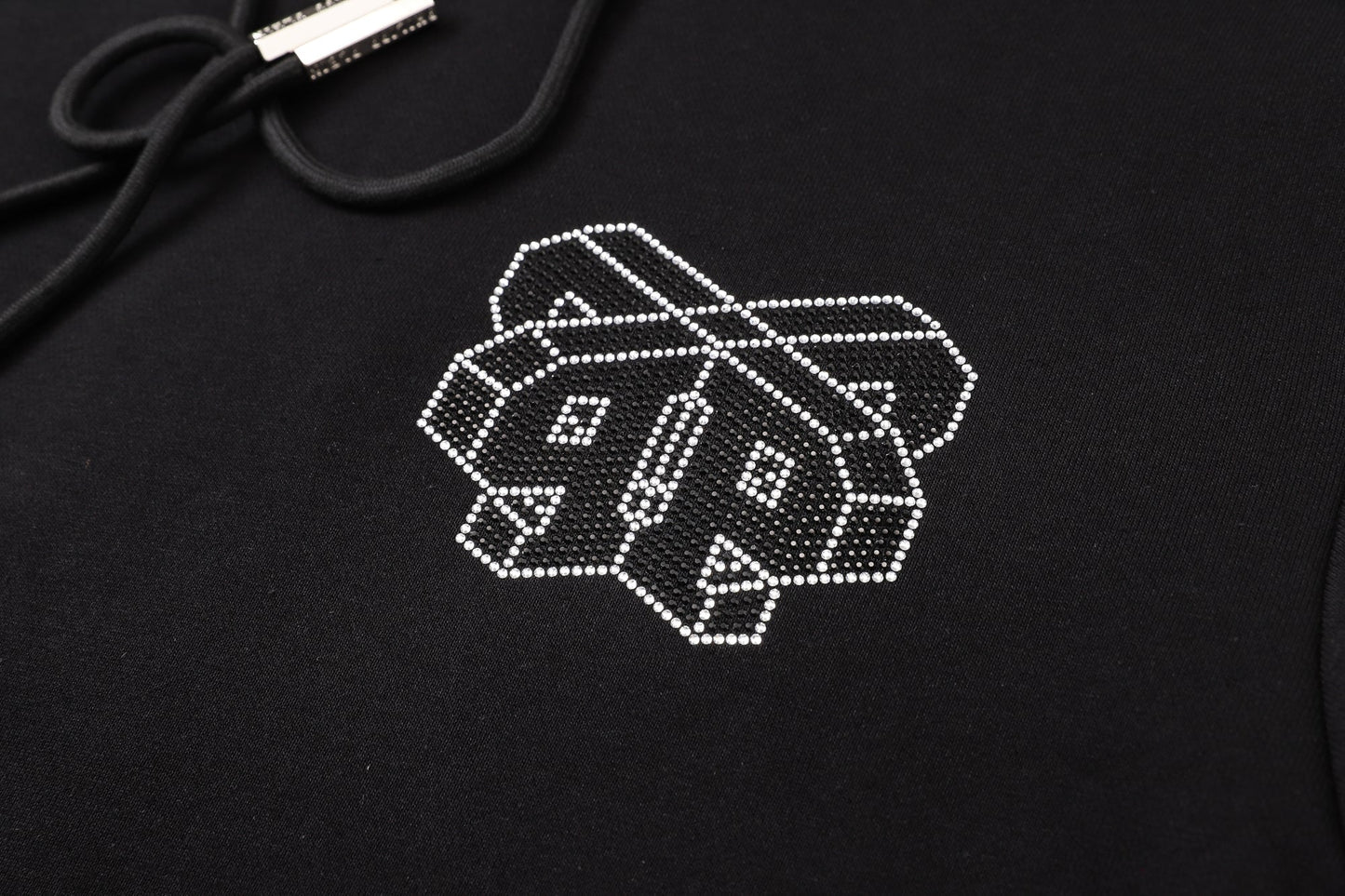 New- 25ss Black Hoodie