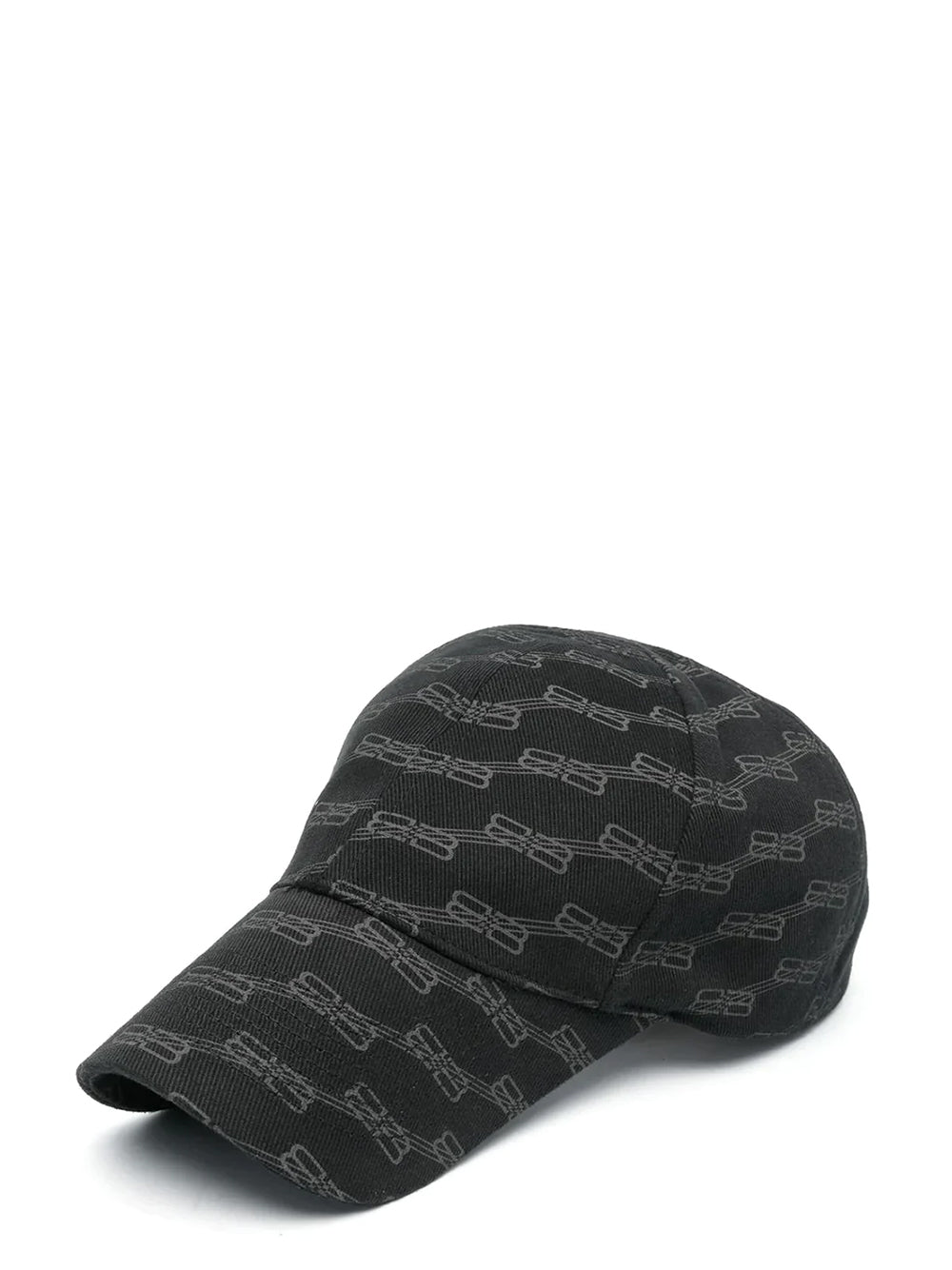 BALENCIAGA BB Monogram Cap Black Grey