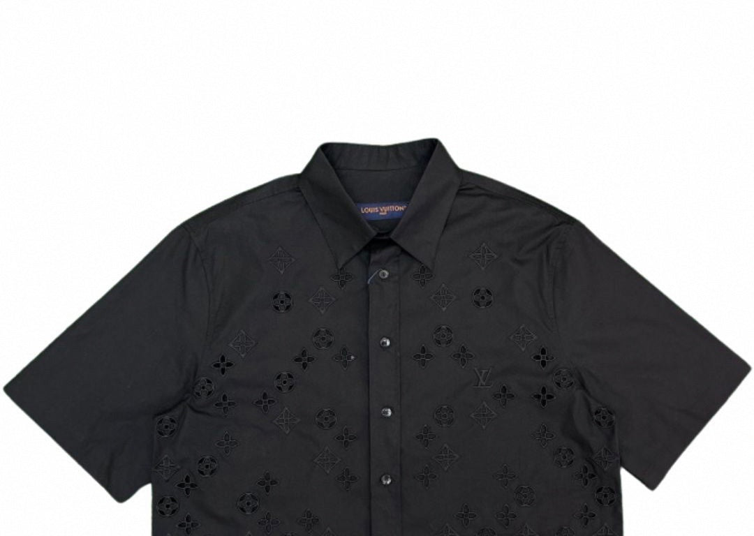 Louis Vuitton Monogram Cutout Shirt – Black Edition