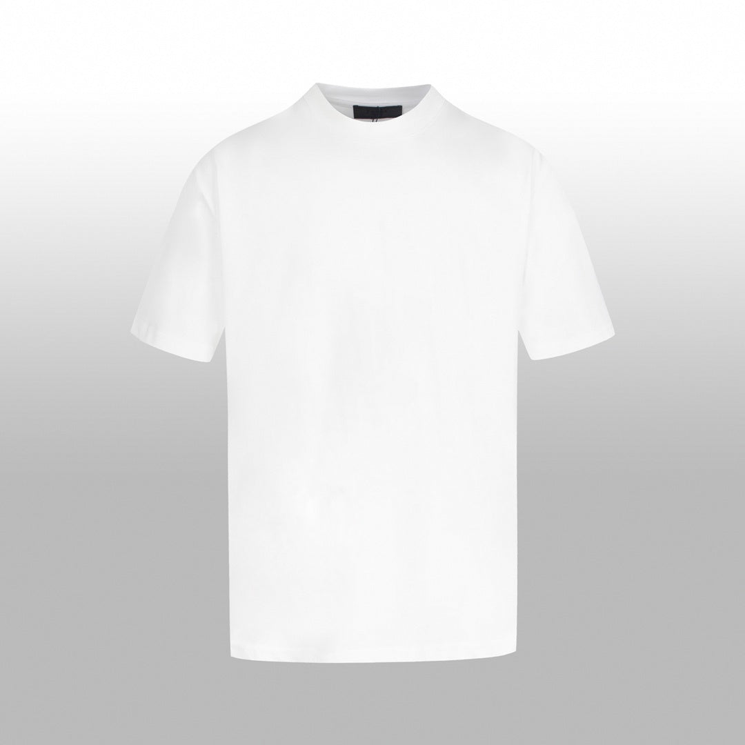 Prada Milano T-Shirt with Red Embroidered Logo