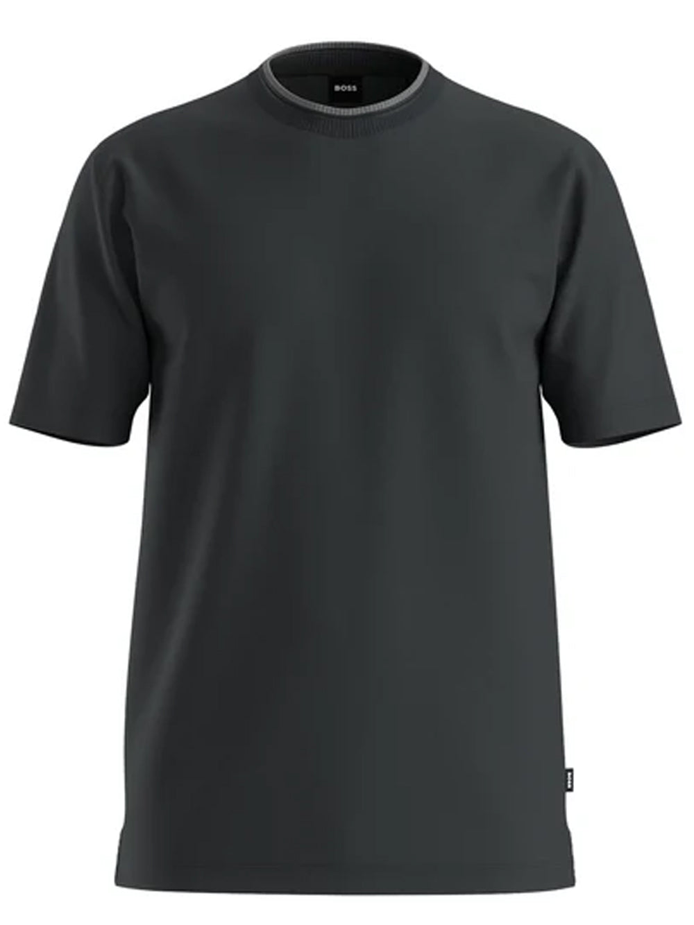BOSS H-Thompson Mercerised Cotton T-Shirt Black