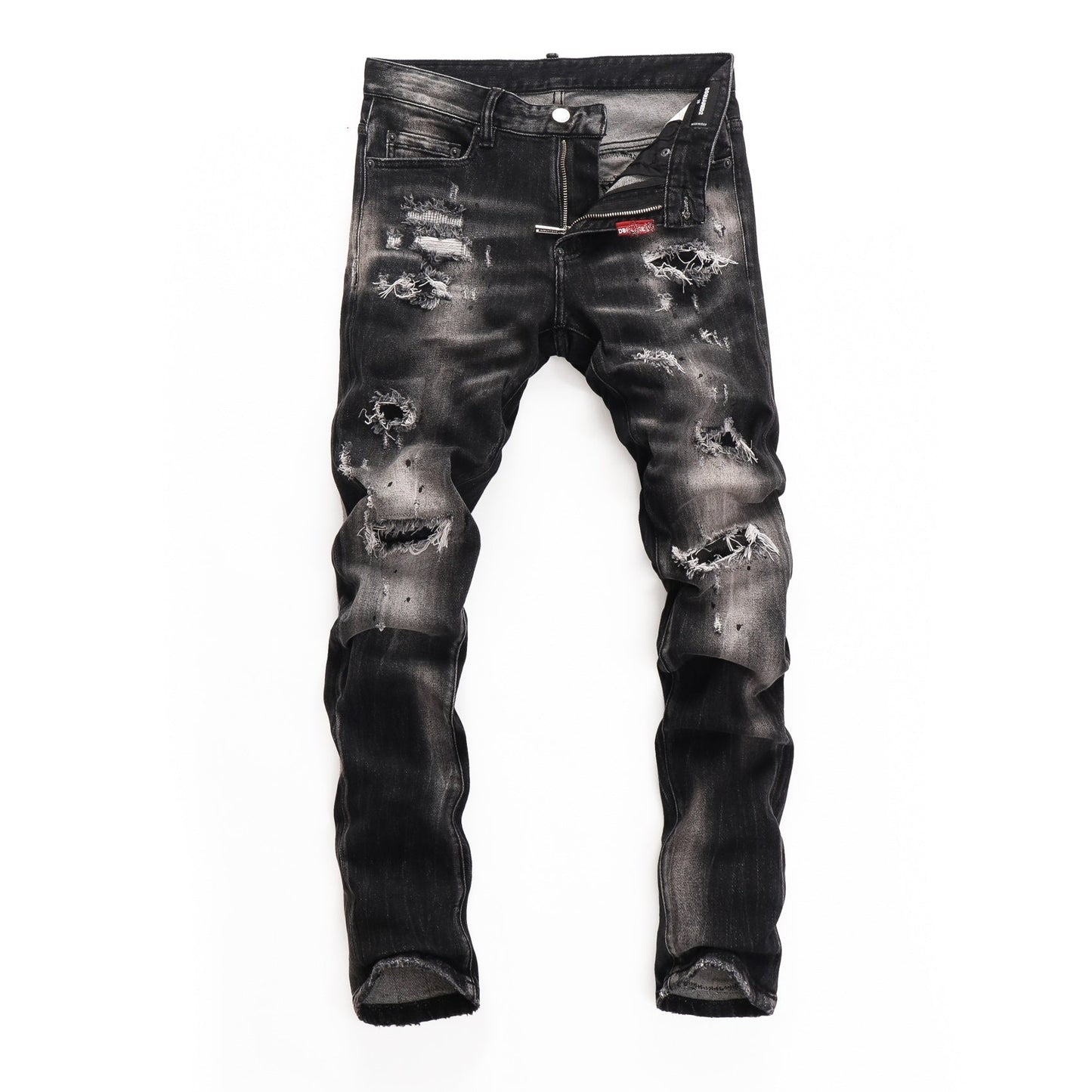New-DSQ2 Elastic washable holes Jeans