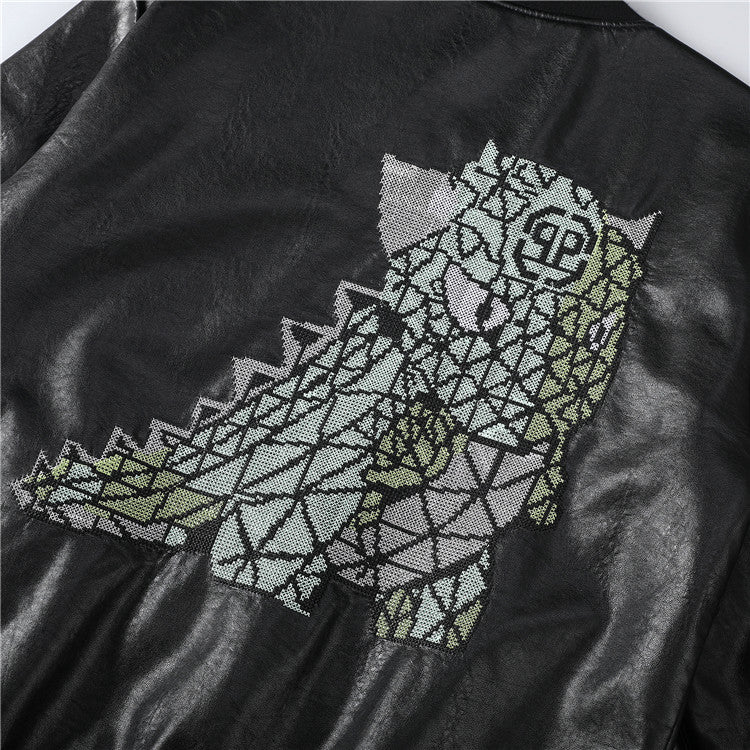 New- Black Genuine leather Jacket