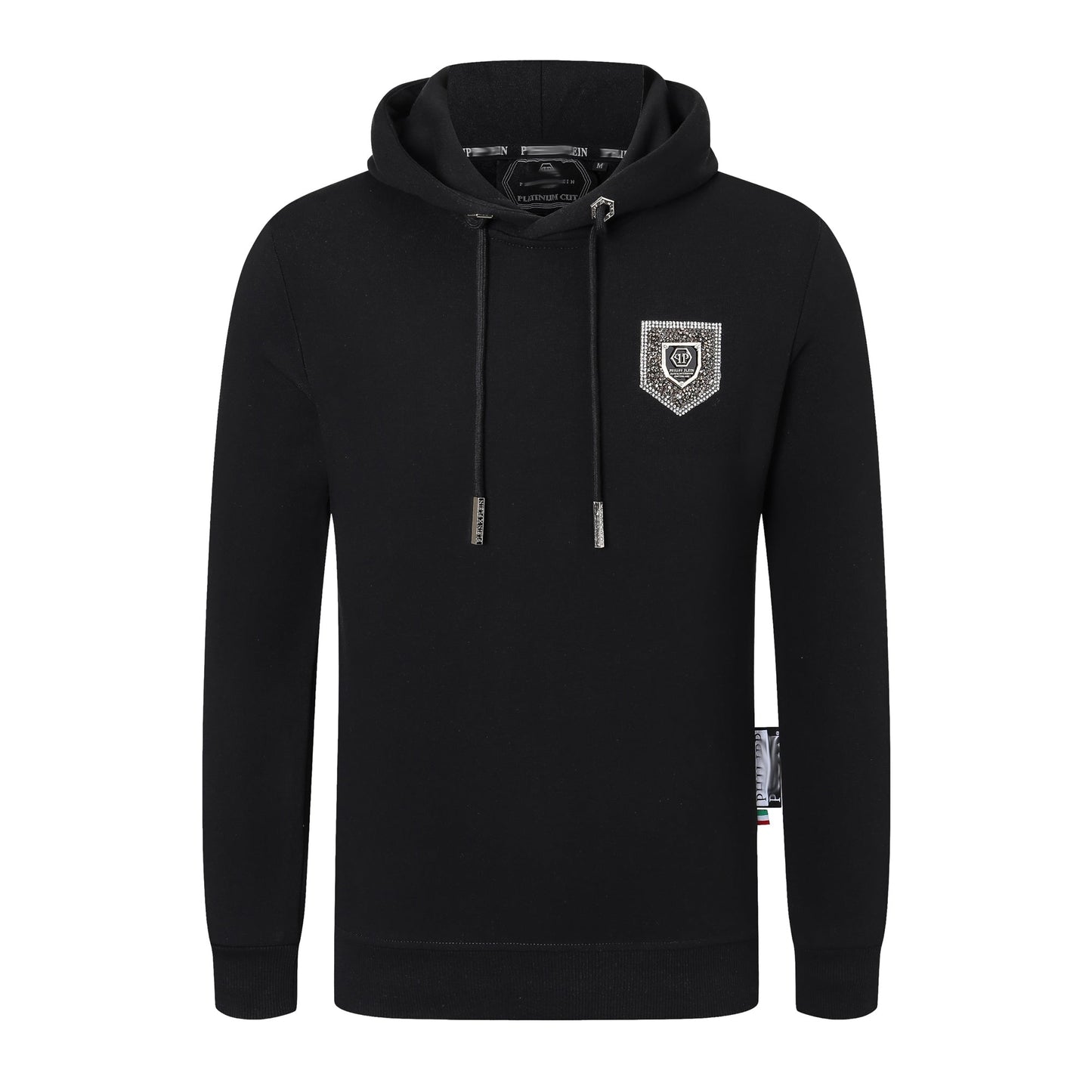 New- 2025ss Black Skull Hoodie