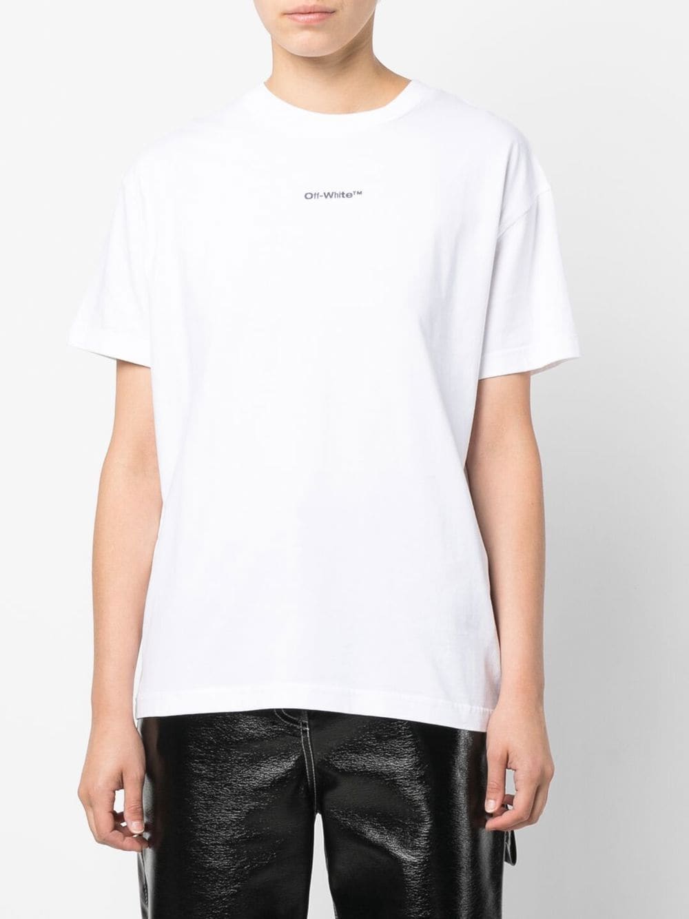 OFF-WHITE WOMEN Tie Dye Arrow Casual T-Shirt White